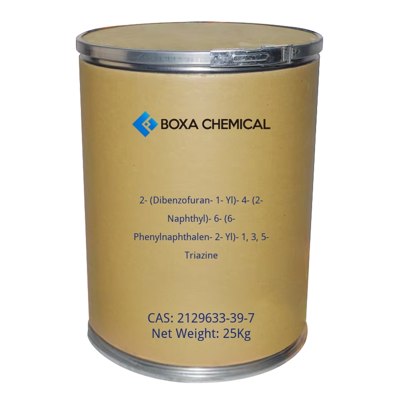 2-(Dibenzofuran-1-Yl)-4-(2-Naphthyl)-6-(6-Phenylnaphthalen-2-Yl)-1,3,5-Triazine-cas-2129633-39-7 2-(Dibenzofuran-1-Yl)-4-(2-Naphthyl)-6-(6-Phenylnaphthalen-2-Yl)-1,3,5-Triazine-cas-2129633-39-7